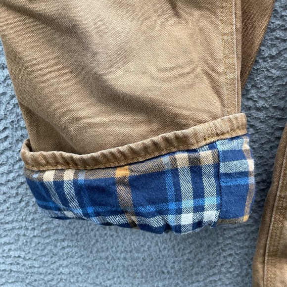 Carhartt Lot (3) T-Shirt Flannel Lined Pant Youth Boy Large 12 Outdoor Camp Hike - Picture 10 of 13